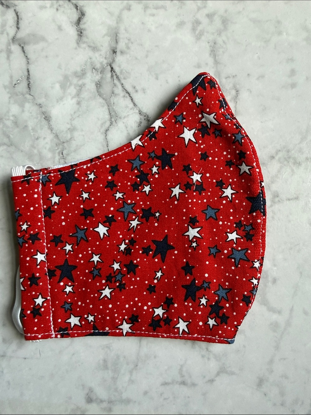Women/teen Red Star Print Face Mask